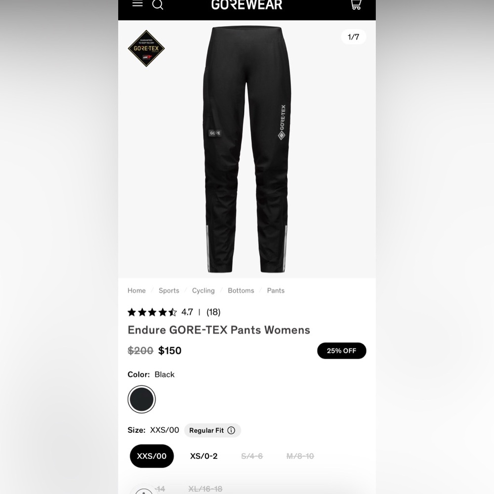 NWT GORE-TEX Black Performance Jacket and Pants Set - Picture 16 of 16